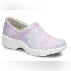 Women’s Nurse Mates Align Indya clog multi pastel orthotic slip resistant 9